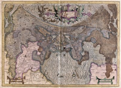Nederländerna (gravyr av Gerardus Mercator