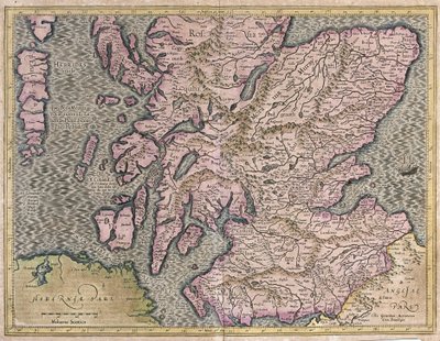 Skottland, Storbritannien av Gerardus Mercator