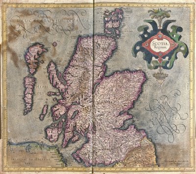 Skottland, Storbritannien av Gerardus Mercator
