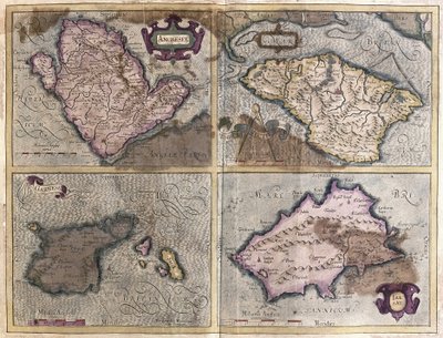 Brittiska öarna (gravyr av Gerardus Mercator