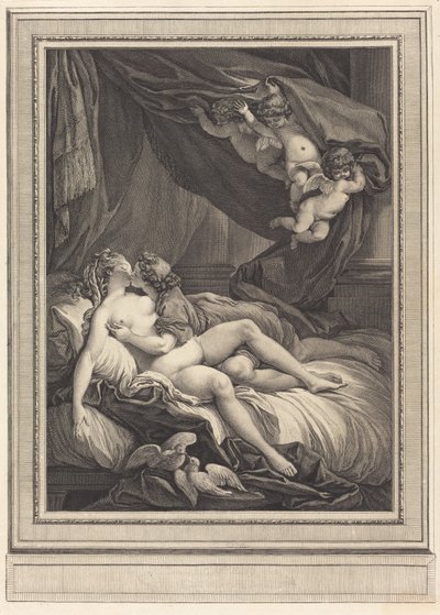 Venus och Adonis. av Geraud Vidal