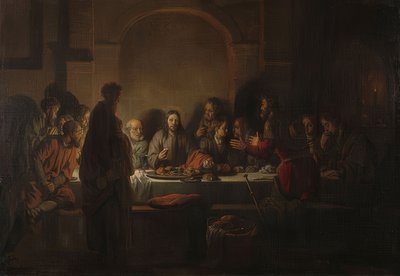 Herrens nattvard. 1664 av Gerbrand van den Eeckhout