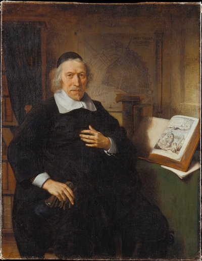 Porträtt av Isaac Commelin av Gerbrand van den Eeckhout