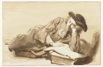 Liggande ungdom Liggande pojke av Gerbrand van den Eeckhout