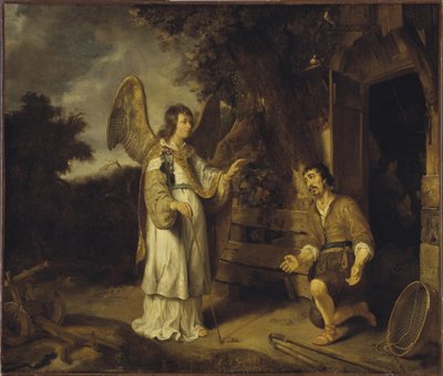 Ängeln och Gideon, 1640 av Gerbrand van den Eeckhout