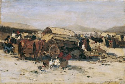 Ungersk marknadsscen av Gergely Pörge