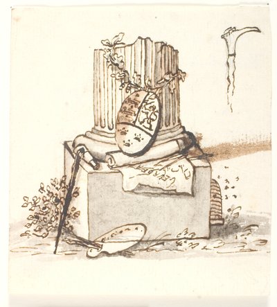En trasig pelare av Gerhard Ludvig Lahde