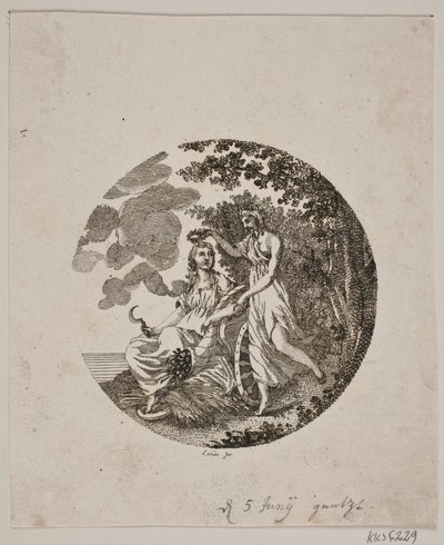 Titelvinjetten för Flora of Denmark and Holstein av Gerhard Ludvig Lahde