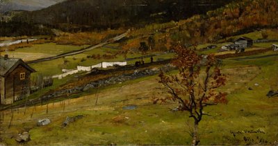 Höstlandskap, Øylo av Gerhard Munthe