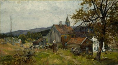 Gård, Vik vid Stange av Gerhard Munthe