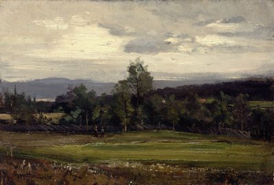Fält i Hedmark på sommaren av Gerhard Munthe