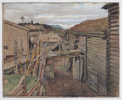 Gudbrands dal, Gamla hus av Gerhard Munthe