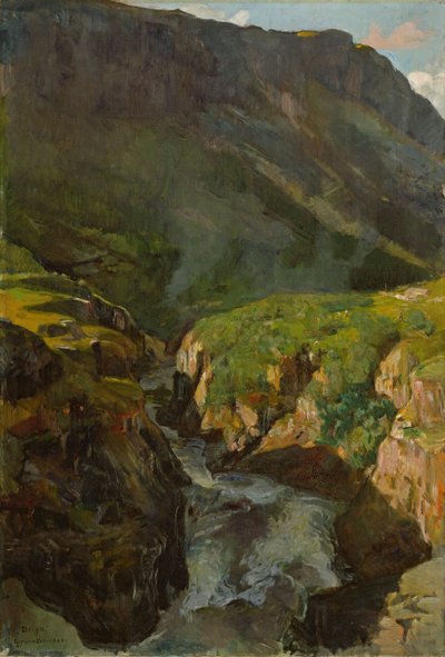 Floden Driva av Gerhard Munthe