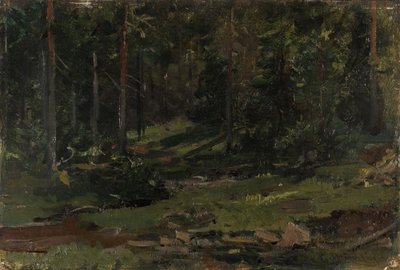 Skogslandskap av Gerhard Munthe