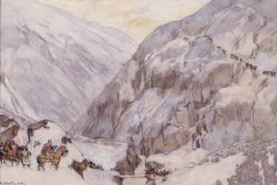 Kung Sverre vid Vårstien (Drivdalen) av Gerhard Peter Frantz Vilhelm Munthe