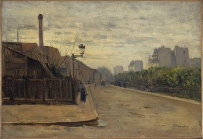 Rue Auguste-Cain, cirka 1900 (olja) av Germain Eugene Bonneton