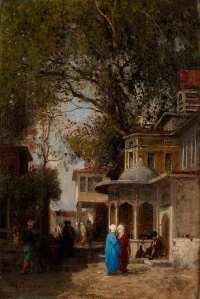 Gatan, 1800-talets andra hälft. av Germain Fabius Brest