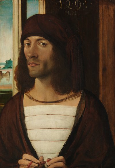 Porträtt av en man, 1491. av German