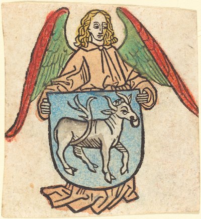 Bokskylt av Hilprand Brandenburg av Bibrach av German 15th Century