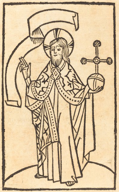 Före Kristus oss Salvatore av German 15th Century