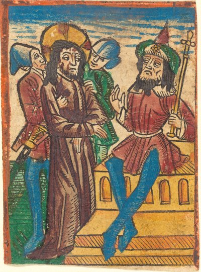 Kristus inför Pilatus av German 15th Century