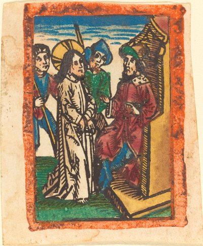 Kristus inför Pilatus av German 15th Century
