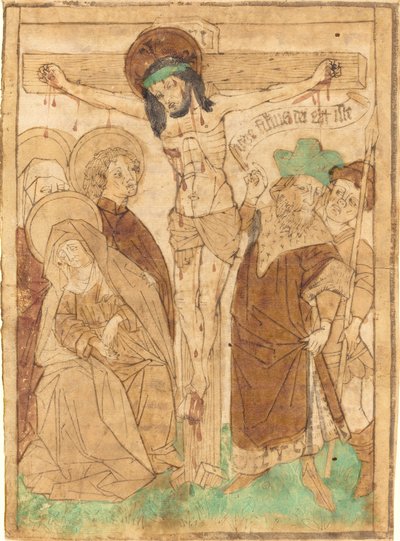 Kristus på korset av German 15th Century
