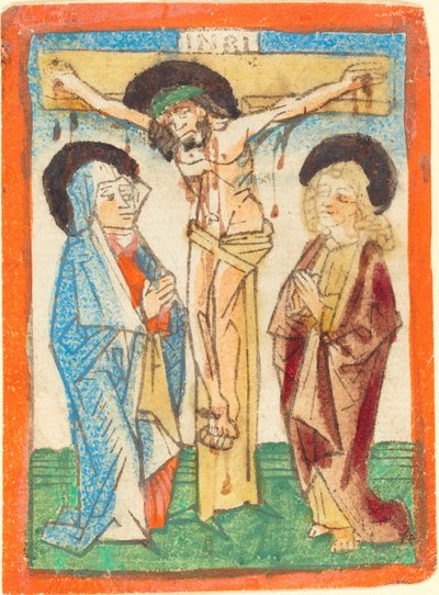Kristus på korset av German 15th Century