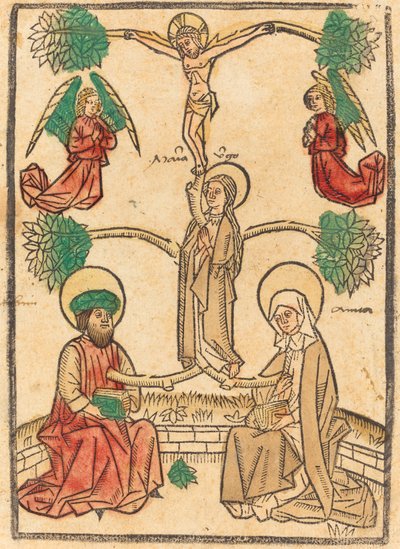 Kristi genealogiska träd av German 15th Century