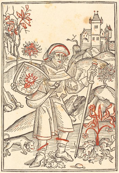 Gerson som pilgrim av German 15th Century