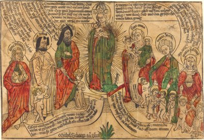 Heligt släktskap av German 15th Century