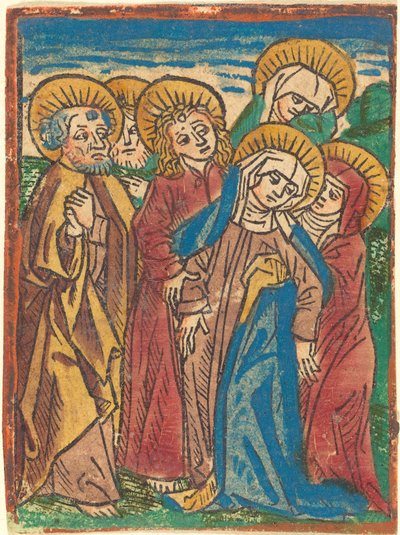 Madonna övervunnen av German 15th Century