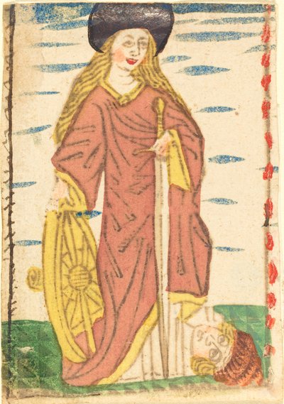 Den heliga Katarina av Alexandria av German 15th Century