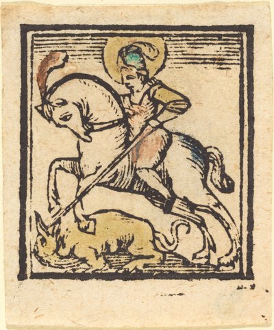 Sankt Georg av German 15th Century