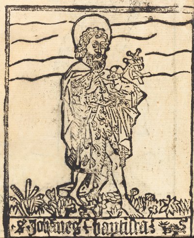 Johannes Döparen [recto] av German 15th Century