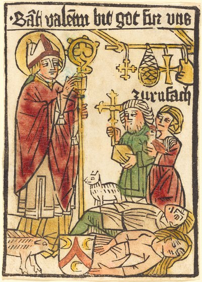 Sankt Valentin av German 15th Century