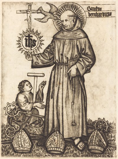 Sankt Bernard av German 15th Century