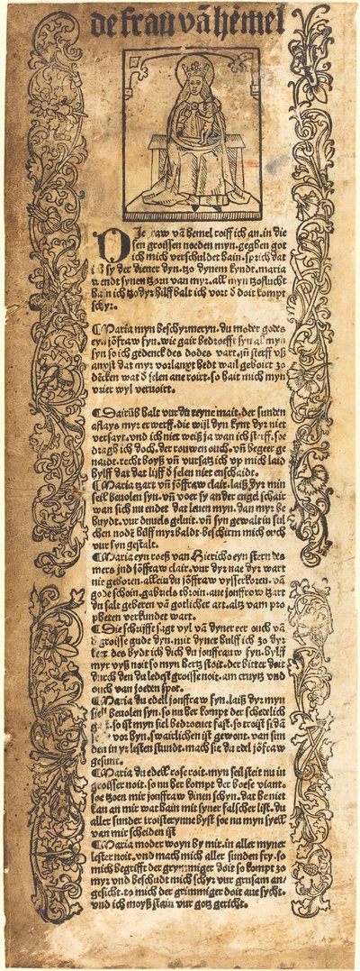 Låten till Madonnan av German 15th Century