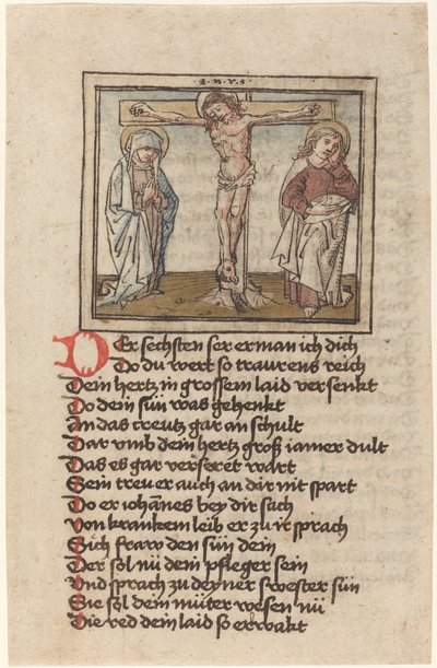 Korsfästelsen av German 15th Century