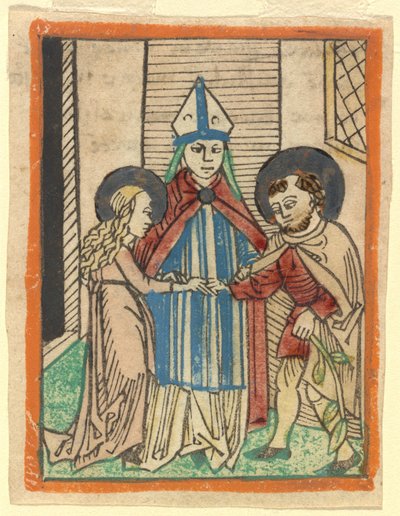 Jungfruns äktenskap av German 15th Century