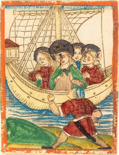 Sankt Ursulas resa av German 15th Century