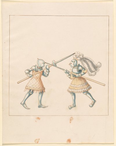 Freydal, The Book of Jousts and Tournament of Emperor Maximilian I: Combats on Foot (Jousts) (Volume III): Plate 149 av German 16th Century