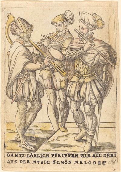 Gantz loblich Pfeiffen vi alla tre avs de Mvsic: Schon Melodey av German 16th Century