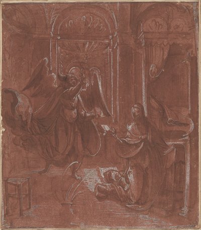 Bebådelsen av German 16th Century