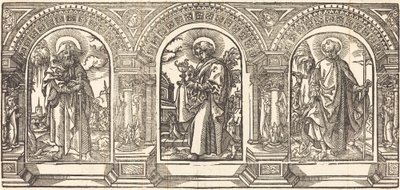 Kristus och hans lärjungar III av German 16th Century after Martin Schongauer