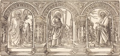 Kristus och hans lärjungar IV av German 16th Century after Martin Schongauer