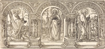 Kristus och hans lärjungar I av German 16th Century after Martin Schongauer
