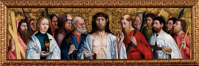 Kristus och de tolv apostlarna, andra hälften av 1400-talet av German Master