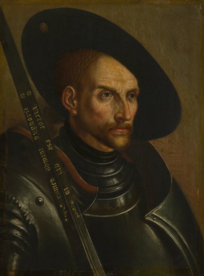 Porträtt av Edzard I, greve av Ostfrisland 1461-1528, 1700-talet av German Master