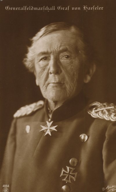 Fältmarskalk greve von Haeseler (svartvitt foto) av German Photographer